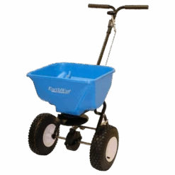 Earthway 2130 Zout- Meststofstrooier Duwmodel 30 Liter - Blauw